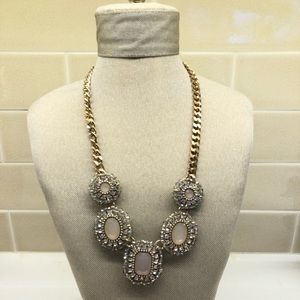 Francesca’s soft pink jewel beaded necklace